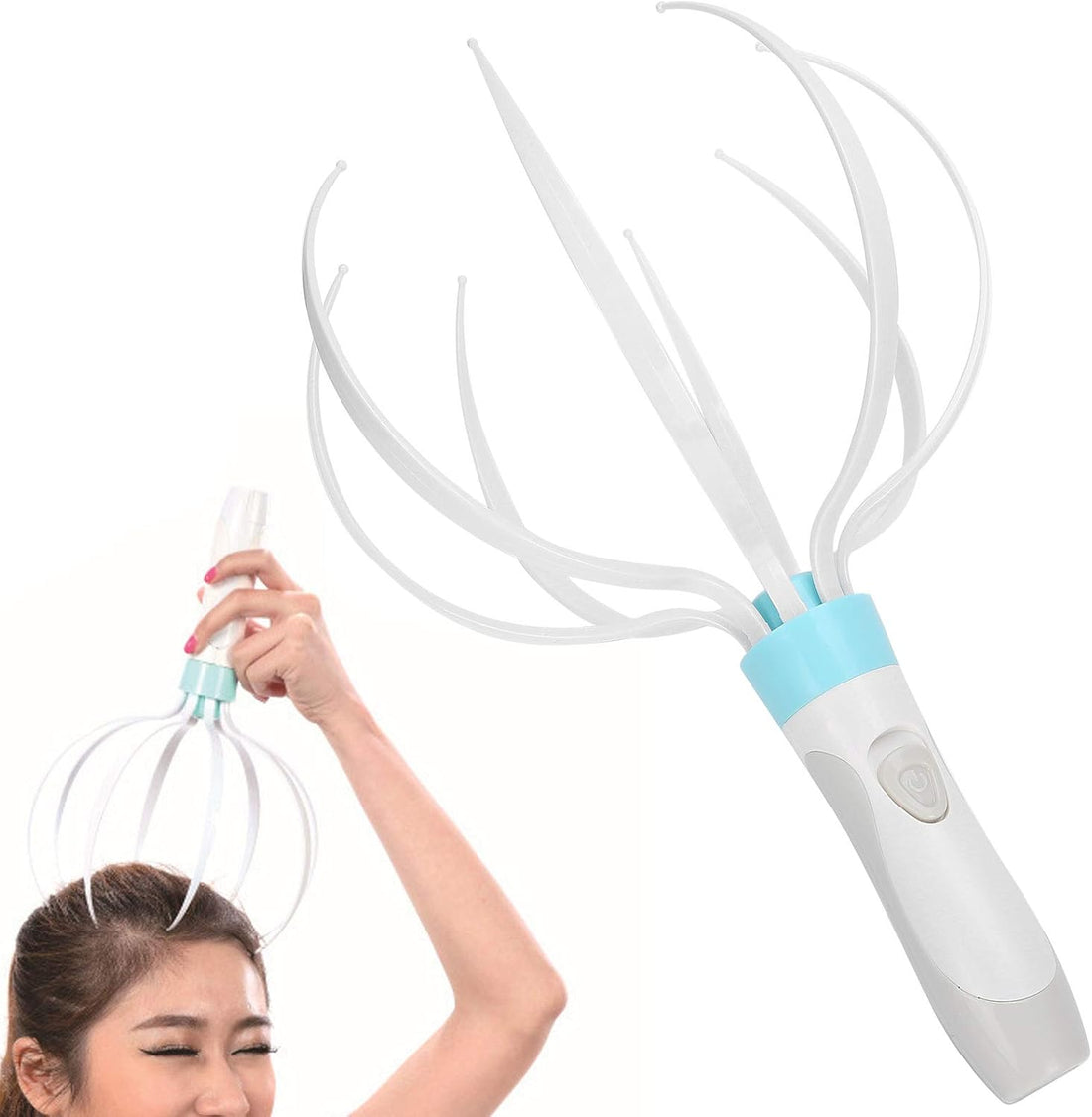 Electric Scalp Massager, Vibration Head Massage Scratcher Octopus Shape Relaxation Tool