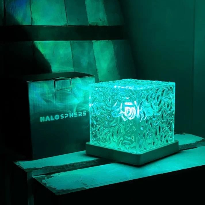 Ocean Wave Projector Lamp – Aurora Water Ripple Night Light for Bedroom