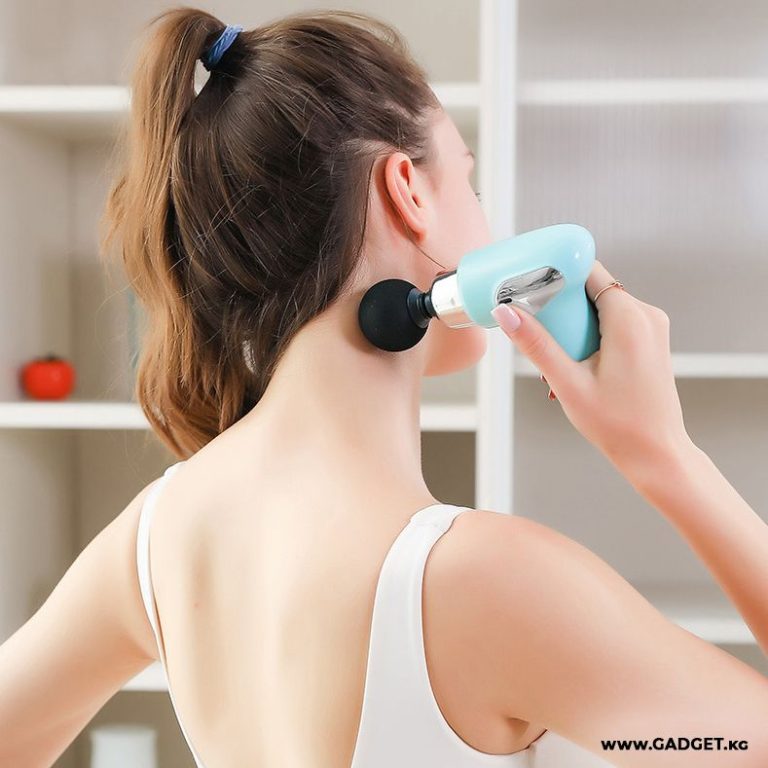 Muscle Massager Gun for Pain Relief, 4 Massage Heads