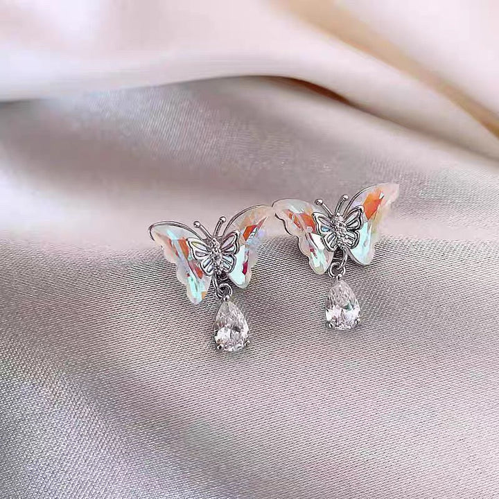 Butterfly Stone Earings