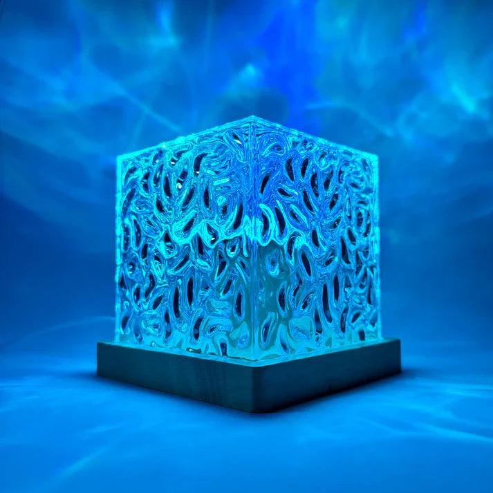 Ocean Wave Projector Lamp – Aurora Water Ripple Night Light for Bedroom