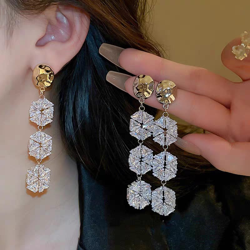 Long Star Earings