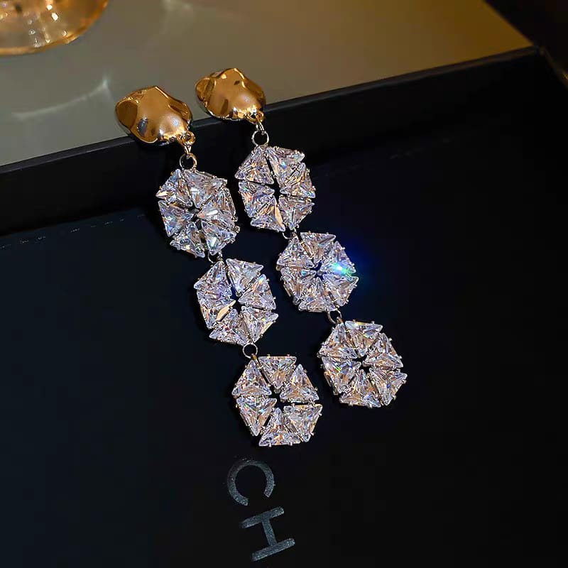 Long Star Earings