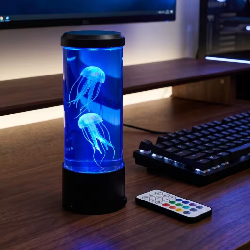 LED Jellyfish Lava Lamp – Color Changing Mood Light