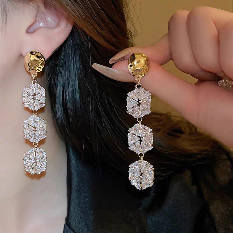 Long Star Earings