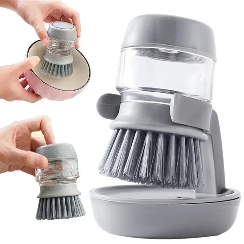 2-in-1 Soap Dispenser Dish Brush