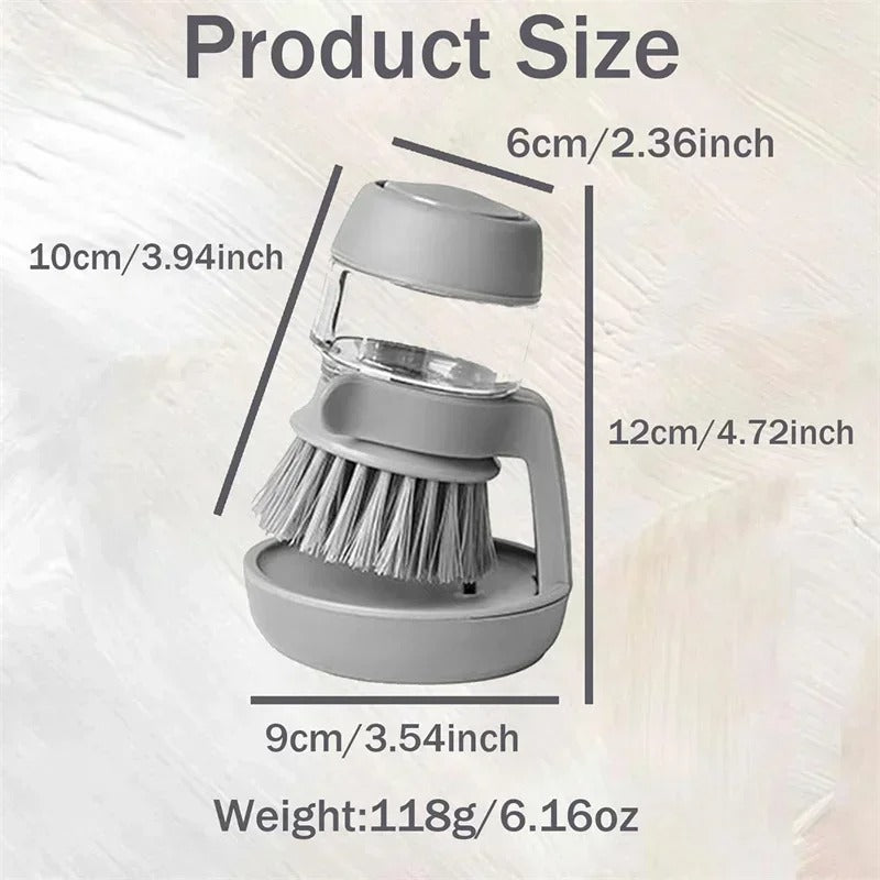 2-in-1 Soap Dispenser Dish Brush