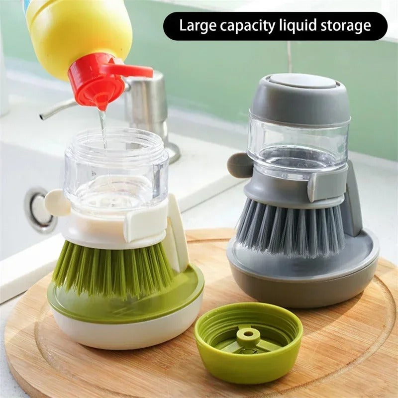 2-in-1 Soap Dispenser Dish Brush
