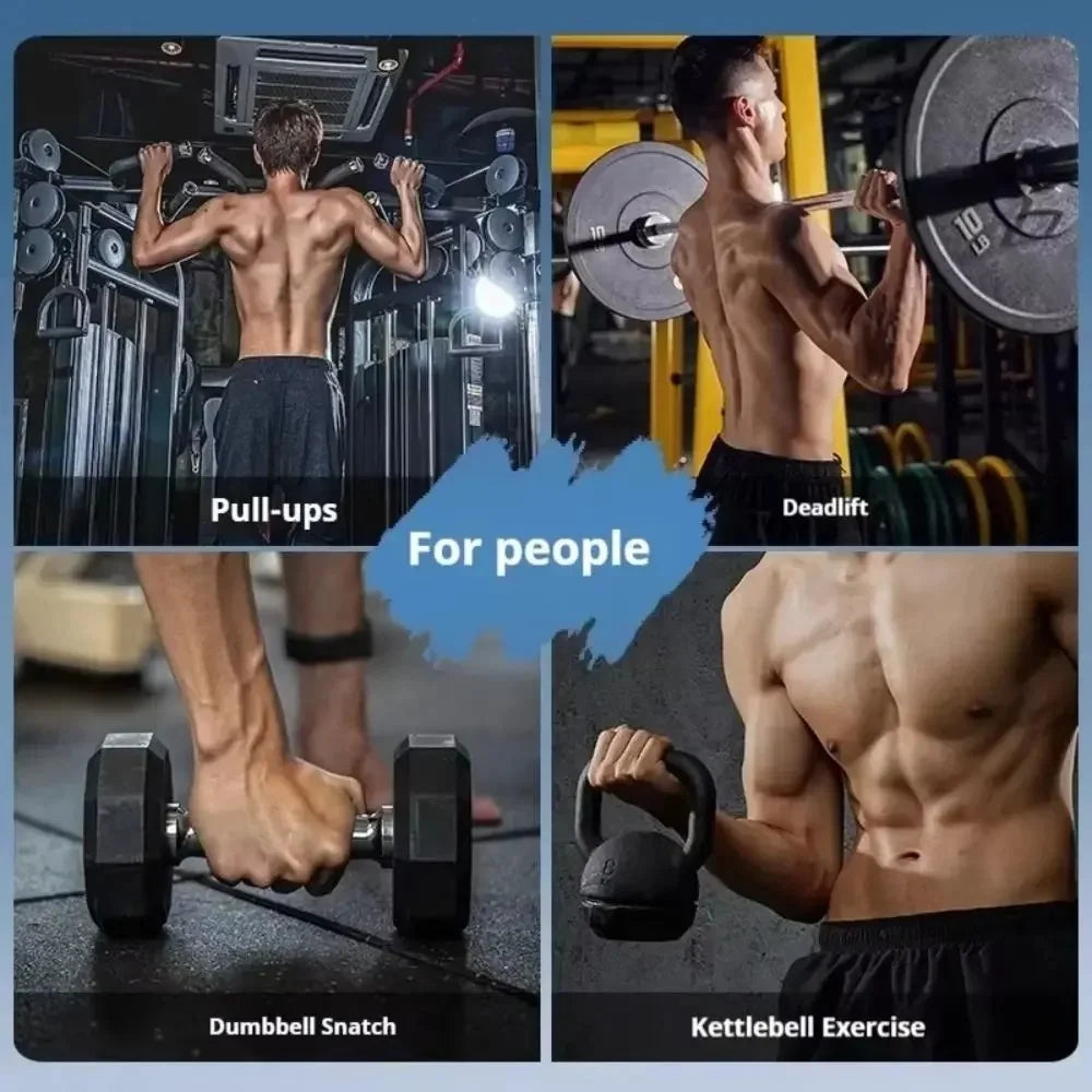 Weight Lifting Hooks with Wrist Straps | Heavy-Duty Grip Support for Gym & Strength Training