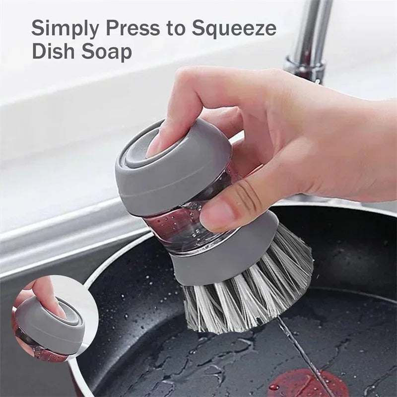 2-in-1 Soap Dispenser Dish Brush