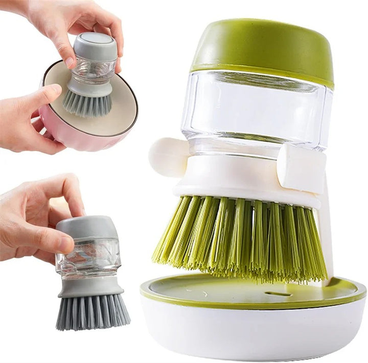 2-in-1 Soap Dispenser Dish Brush