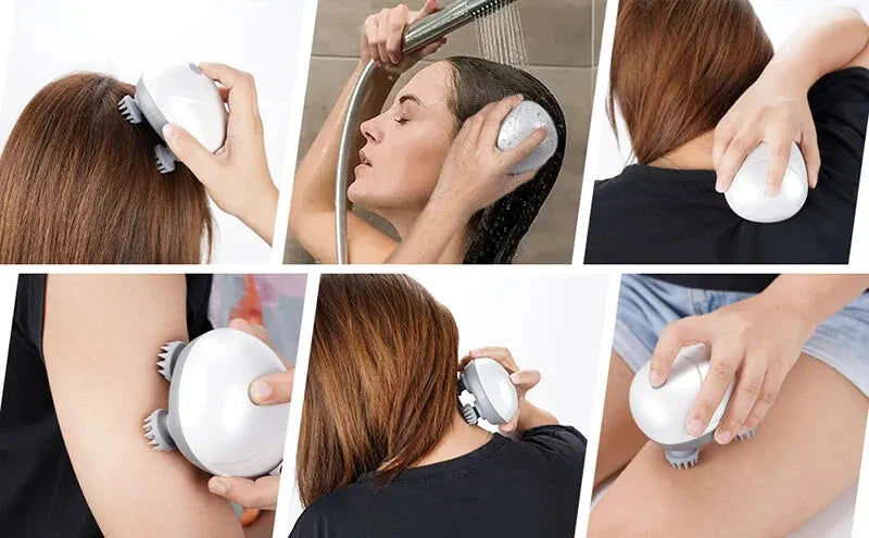 Electric Cat Massager Body Shoulder Leg Arm Neck Deep Tissue Head Scalp Massage