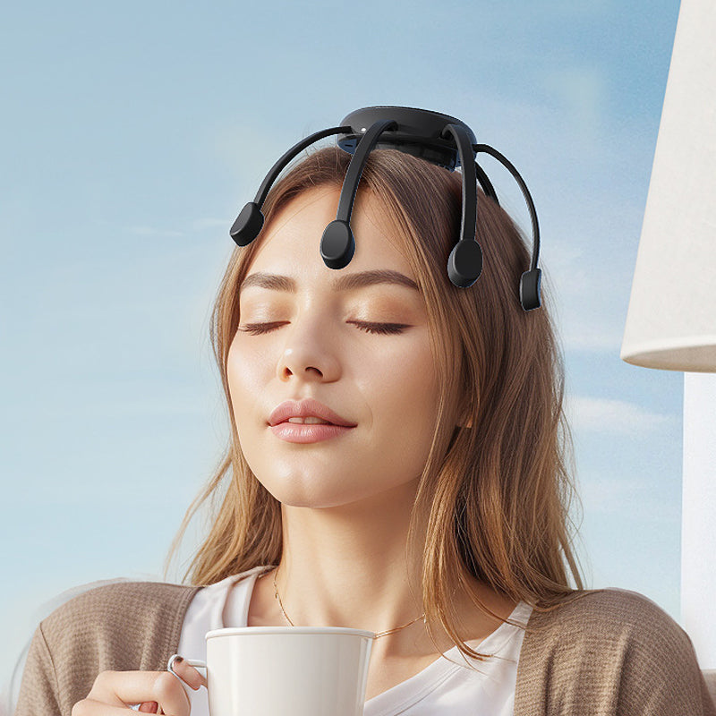 Intelligent Octopus Head Massager – Relaxing Kneading, Multiple Modes & Portable Design 🔋er